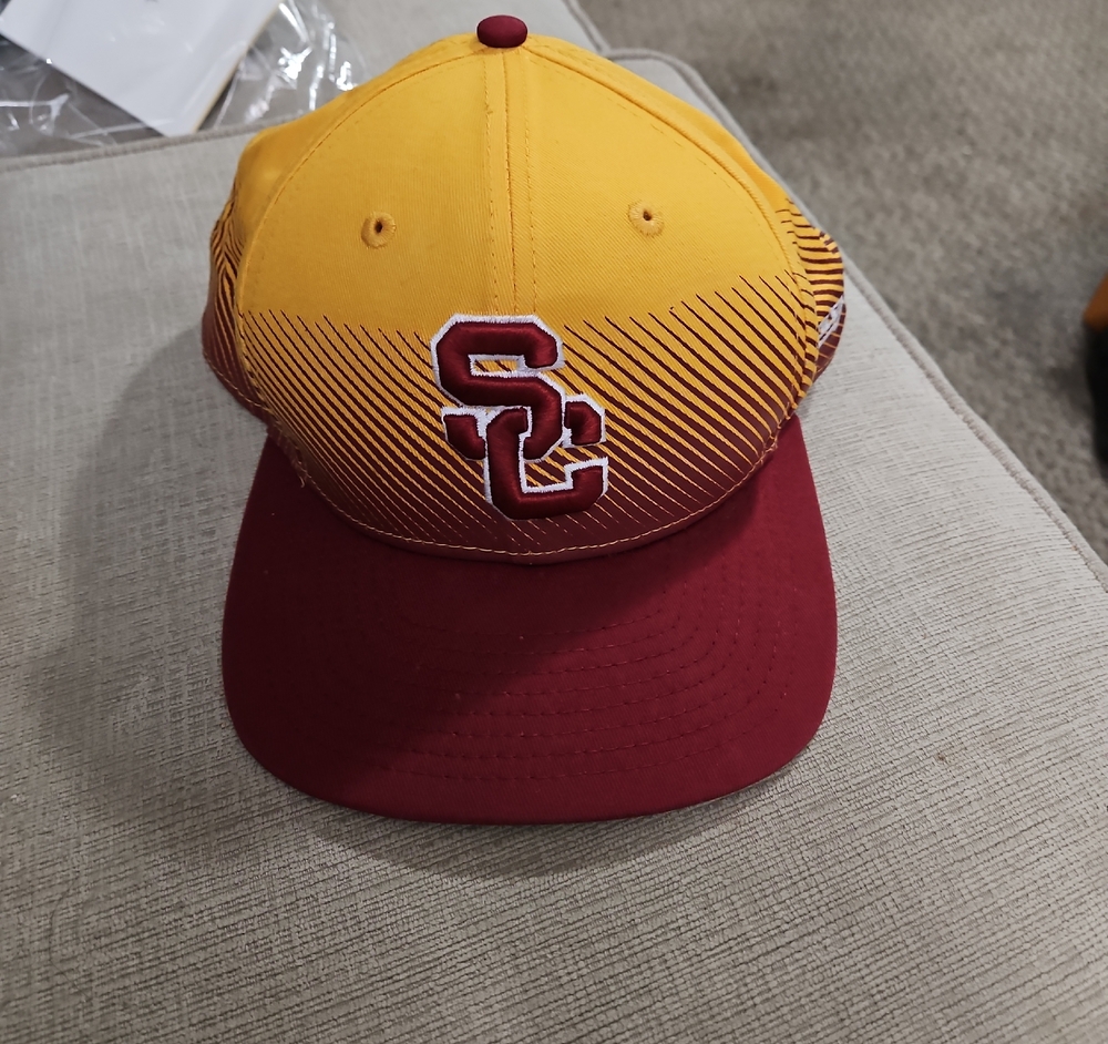 New Balance USC Trojans Yellow and Red Cap. NWT. Never Worn.